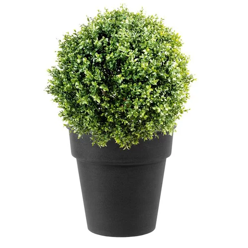 Essentiel extérieur：Pot horticole en acier peint anthracite Ø 27 x H 24 cm