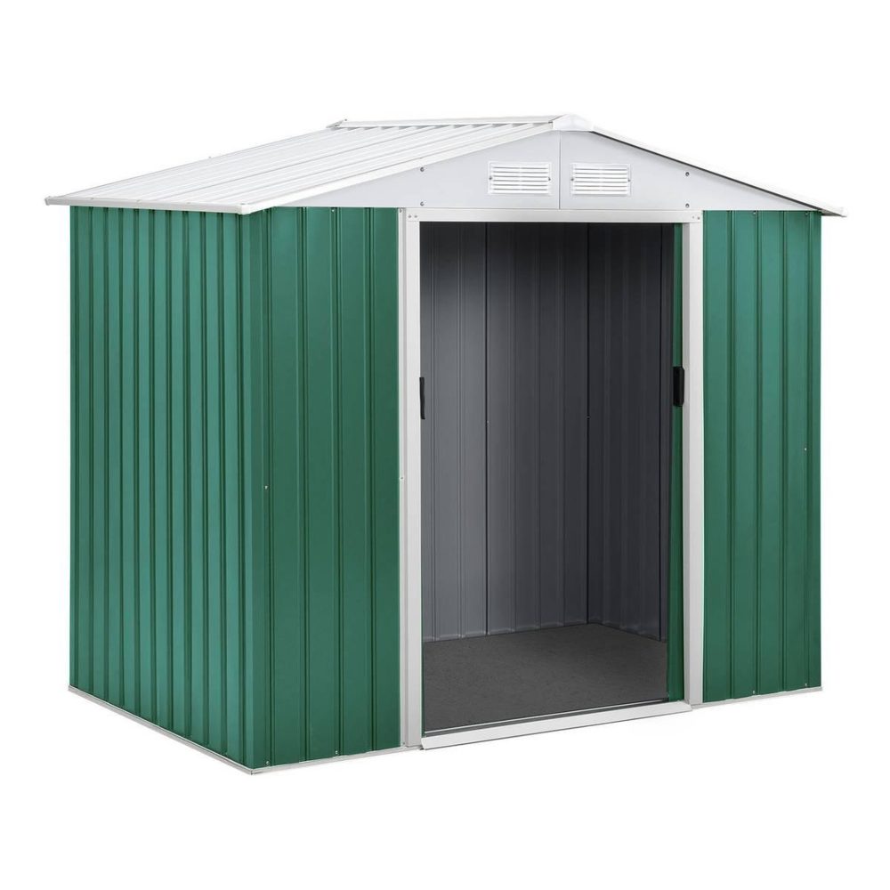 Habitat et Jardin Abri de jardin métal rosas - 2,71 m² - vert