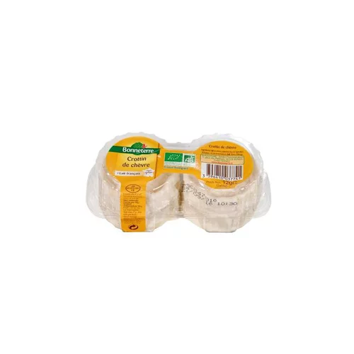 Une sélection pour l’extérieur：Crottin de chèvre Bonneterre 2 x 60 g