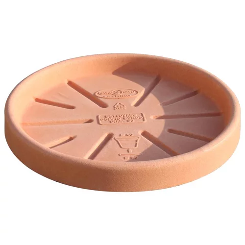Côté végétal：Soucoupe double bord en polyéthylène Euro3plast - Ø 36 cm