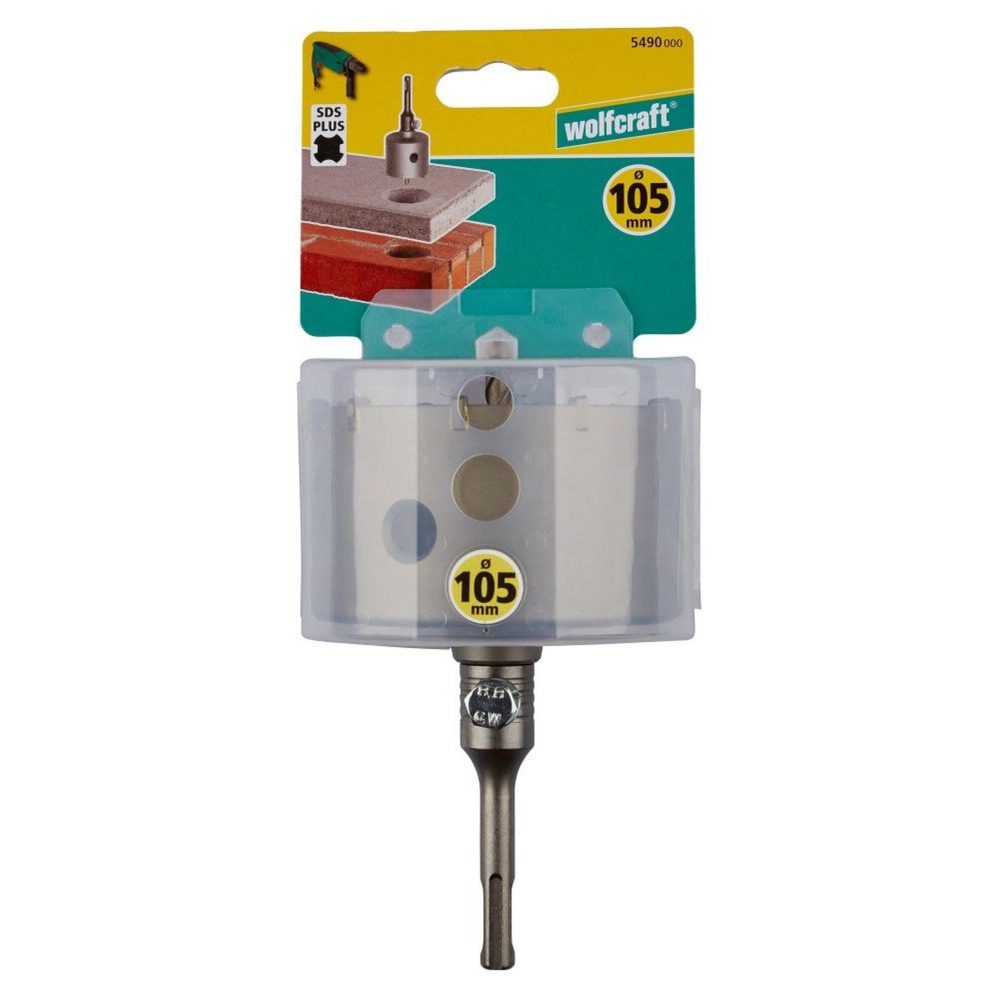 WOLFCRAFT Trépan CT béton/maçonnerie/pierre wolfcraft diamètre 105 mm