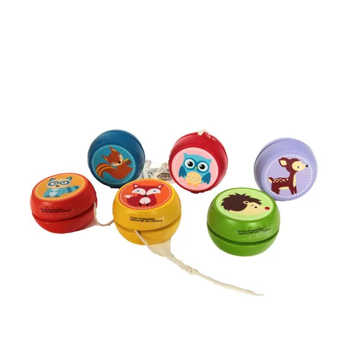 Pratique pour le jardin:Yoyo bois Ø5,5 cm à partir de 3 ans