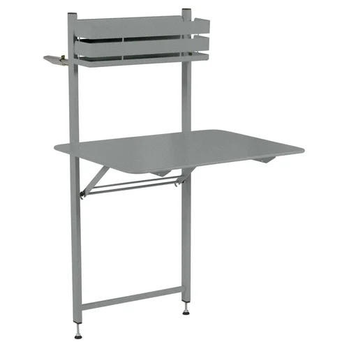 Jardin expert:Table balcon Bistro coloris vert en acier Fermob - 77 x 62 x 120 cm