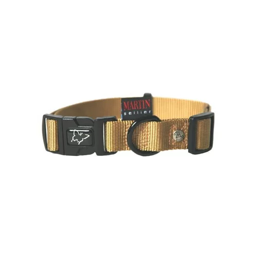 À découvrir pour le jardin：Collier chien réglable 20mm / 40-55cm beige
