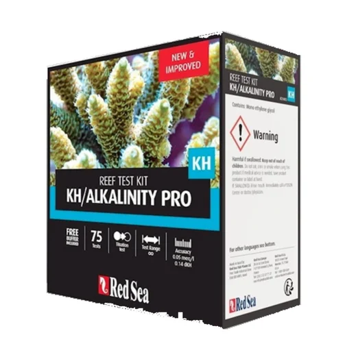 L’allié du jardin：Kit d'analyse professionnel pour aquarium, spécificité KH/Alcalinité - RED SEA Pro Reef - taille compacte