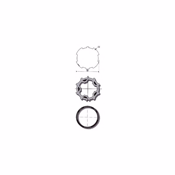Volet roulant – ADAPTATION ROUE + COURONNE ZF54 (D50)