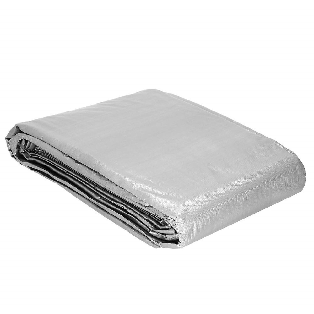 Bâche 4 × 6m 270g/m2 épaisse feuille de protection grise