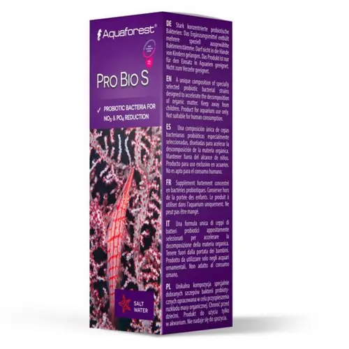 Adapté à vos extérieurs:Bactéries pour aquarium ProBio S, biodégradable, AQUAFOREST - 10ml