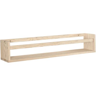 Étagère avec barre centrale en pin Kit Line (80 cm)