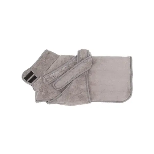 Solution maison:Manteau ultra absorbant pour chien coloris gris Scruffs Noodle - Taille S