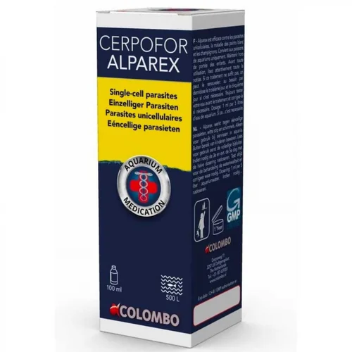 Facile dehors：Traitement anti-parasites unicellulaires, COLOMBO Cerpofor Alparex - 100ml
