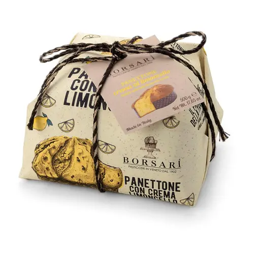 Jardin & loisirs:Panettone limoncello Borsari - emballé à la main 500 g