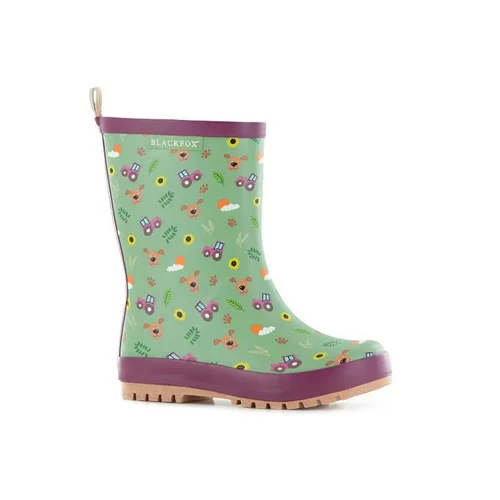 Une idée pratique pour le jardin：Bottes enfant coloris vert Blackfox Robin - Pointure 28