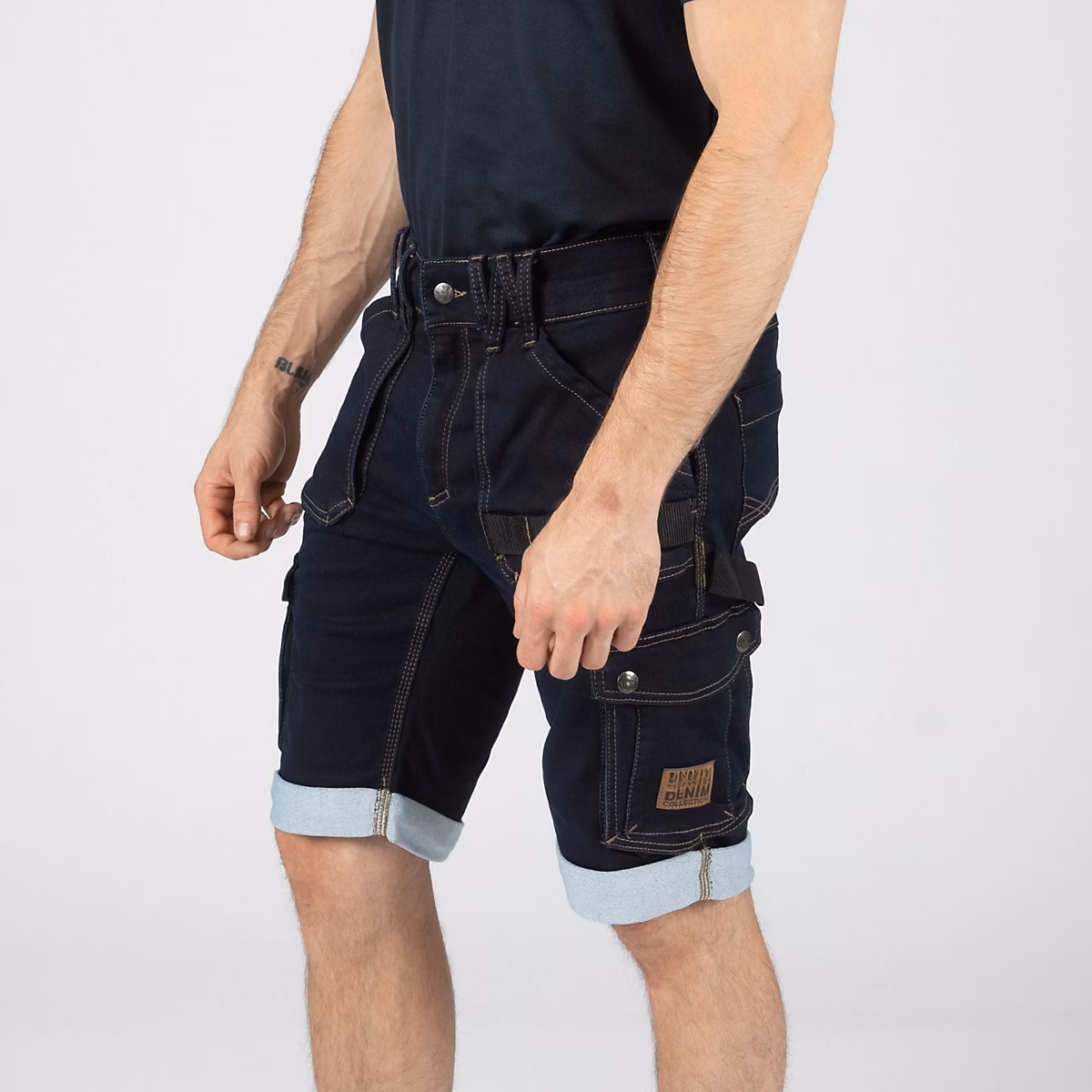 bolt – bermuda de travail, 1282 raw jean 44