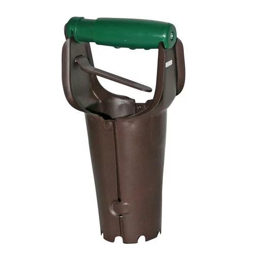 Pour la vie au jardin:Plantoir à bulbes automatique marron