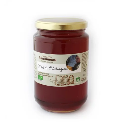 Bien pensé jardin：Miel châtaignier France bio 1kg