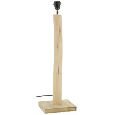 Pied de lampe en bois d'eucalyptus (Grand modèle)