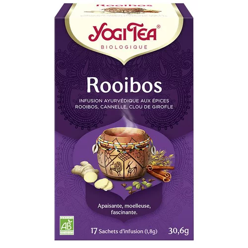 Simple pour le jardin:Yogi Tea Rooibos – La boîte de 17 sachets