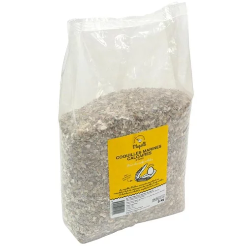 Bien pensé pour le jardin：Coquilles d’huitres marines calcaires 5 kg