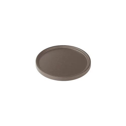 Tendance extérieur：Soucoupe pour pot Element coloris beige calcaire Ø 37,8 x 1,6 cm