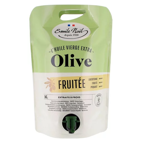 Le choix jardin:Huile olive vierge extra bio fruitée 3L EMILE NOEL