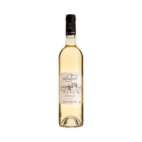 Tout pour le jardin：Vin blanc bio Tentation IGP méditerranée - 75 cl