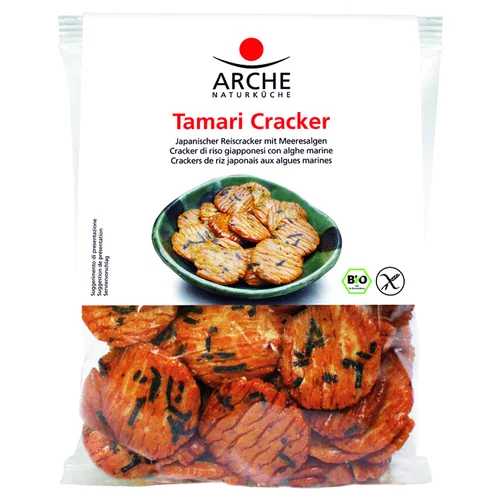 Pour valoriser vos extérieurs:Tamari crackers biscuits apéritifs en sachet de 80 g