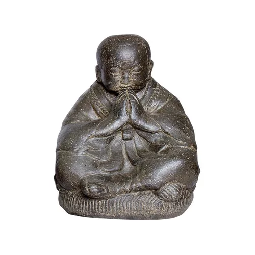 Jardin & extérieur：Statue de jardin Moine assis priant H 30 cm