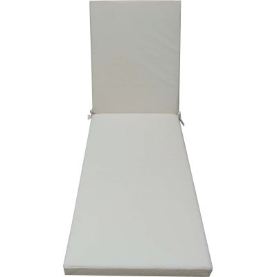 Coussin pour bain de soleil déhoussable Monte Carlo (Ivoire)
