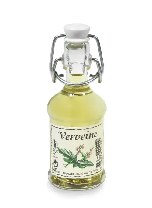 Malin au jardin:Liqueur de verveine 40° Bigallet - 4 cl
