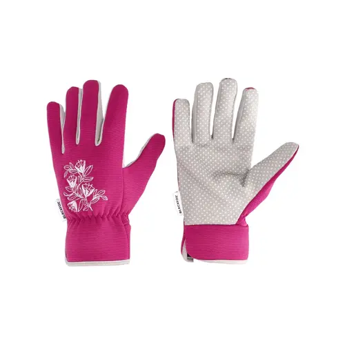 Choix jardin:Gant Agrip coloris fuschia en maille polyester Blackfox - taille 8