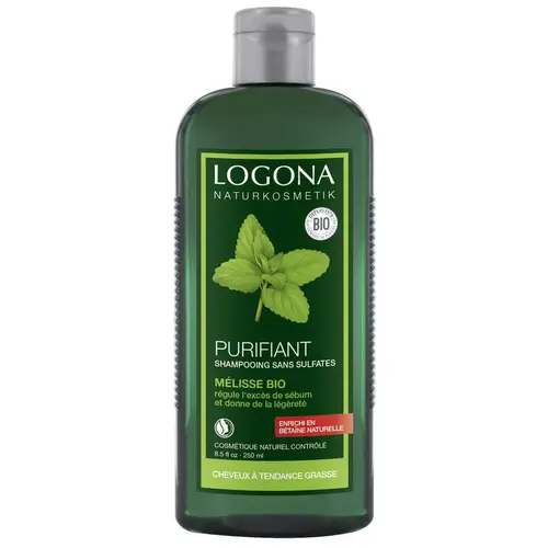 Idée simple：Shampooing purifiant bio à la mélisse Logona - 250 ml