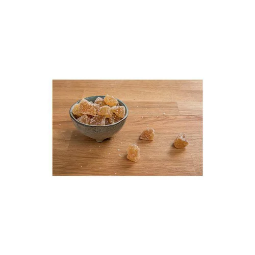 Déco pour le jardin：Gingembre bio confit en cubes – Prix au kilo