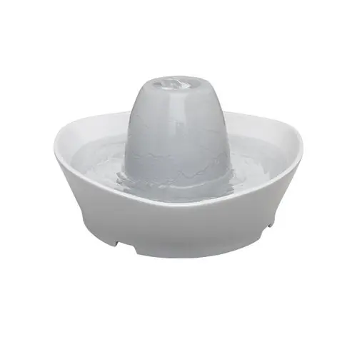 Au quotidien：Fontaine à eau en céramique blanche Petsafe - 1,8 L