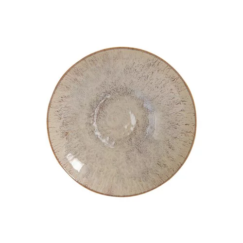 Sélection pour le jardin：Assiette calotte Akaris coloris beige en grès - Ø 22,5 cm