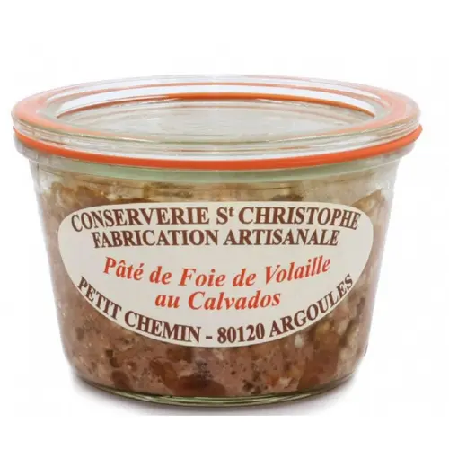 Jardin au quotidien：Pâté de foie de volaille au Calvados Conserverie St Christophe - 270 g