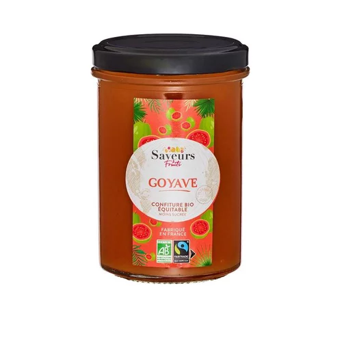 Jardin et solutions:Confiture goyave équitable bio Saveurs fruits - 230 g