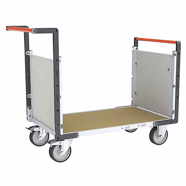 Chariot modulable à 2 côtés PVC – Plateau 1075 × 755mm | Charge max 500kg | 806724672