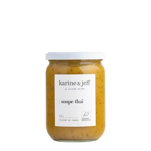 Utile au jardin：Soupe thaï bio Karine & Jeff - 500 ml
