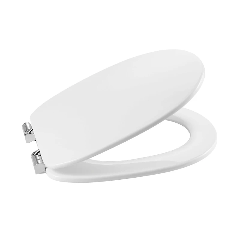 Abattant WC rond double laqué frein de chute ROCA Carmen blanc – Réf. NRIPBPJZE5143094497