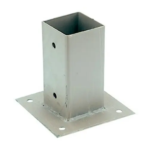 Jardin confort plus:Pied d'ancrage plein pour sol dur Olg - Pour poteau de 7x7 cm