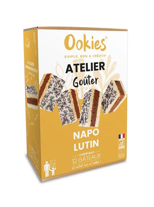 Pour profiter du jardin:Atelier Goûter Napo Lutin Ookies®