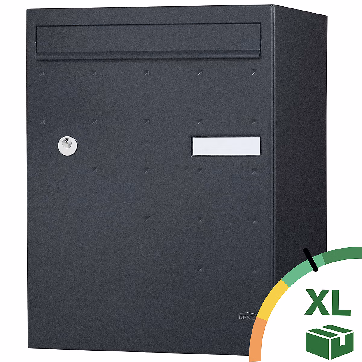 Boite à colis Atout 1 porte Noir Sablé RAL 2100MS – Réf. ZTTQTACBA6308123439