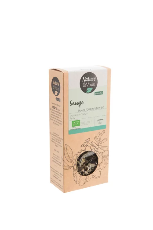 Pour la vie au jardin：Infusion bio sauge feuille Nature & Vous – 25 g